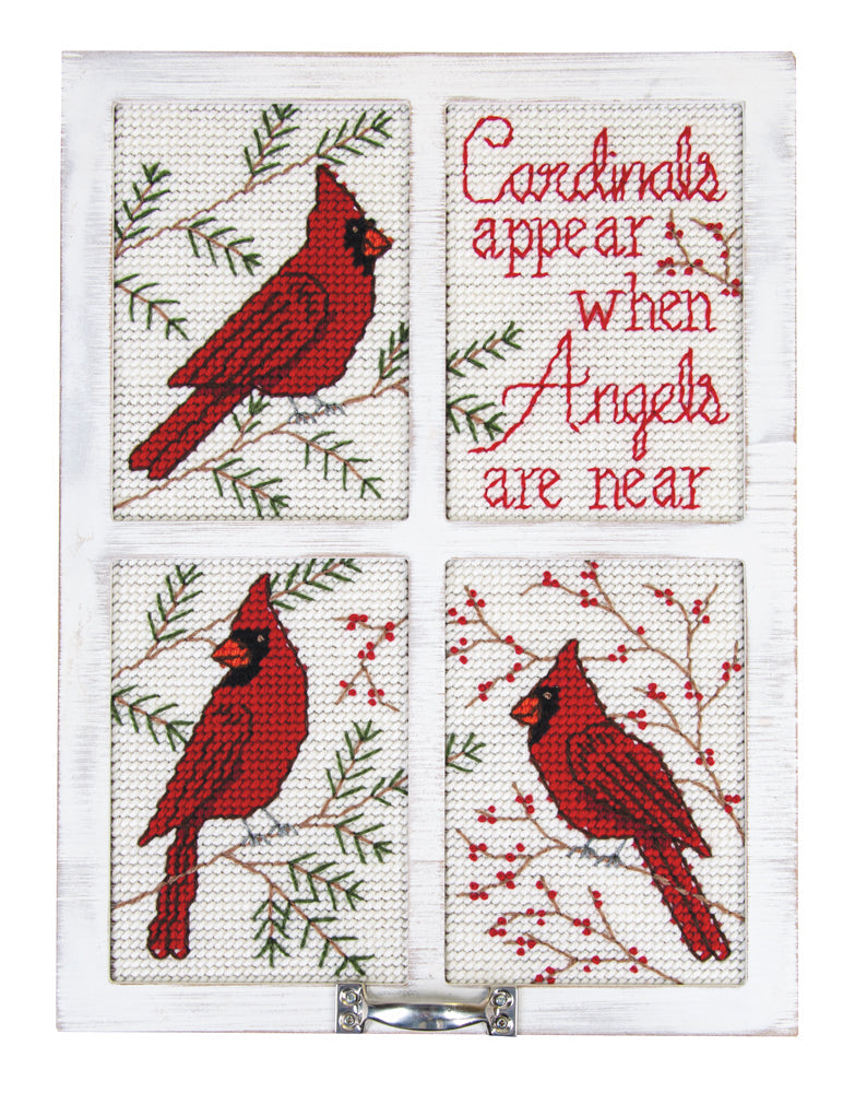 Cardinal Window Frame Plastic Canvas Kit