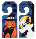 Halloween Door Hangers Plastic Canvas Kit