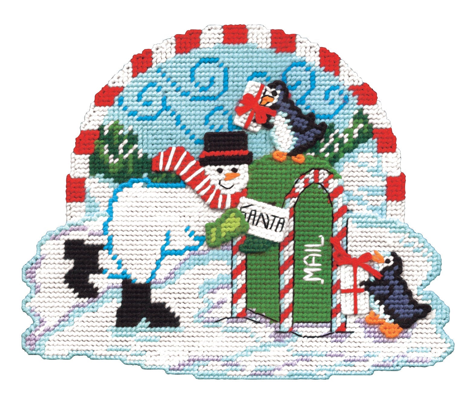 Mail to Santa Plastic Canvas Kit