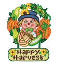 Happy Harvest Plastic Canvas Wreath
