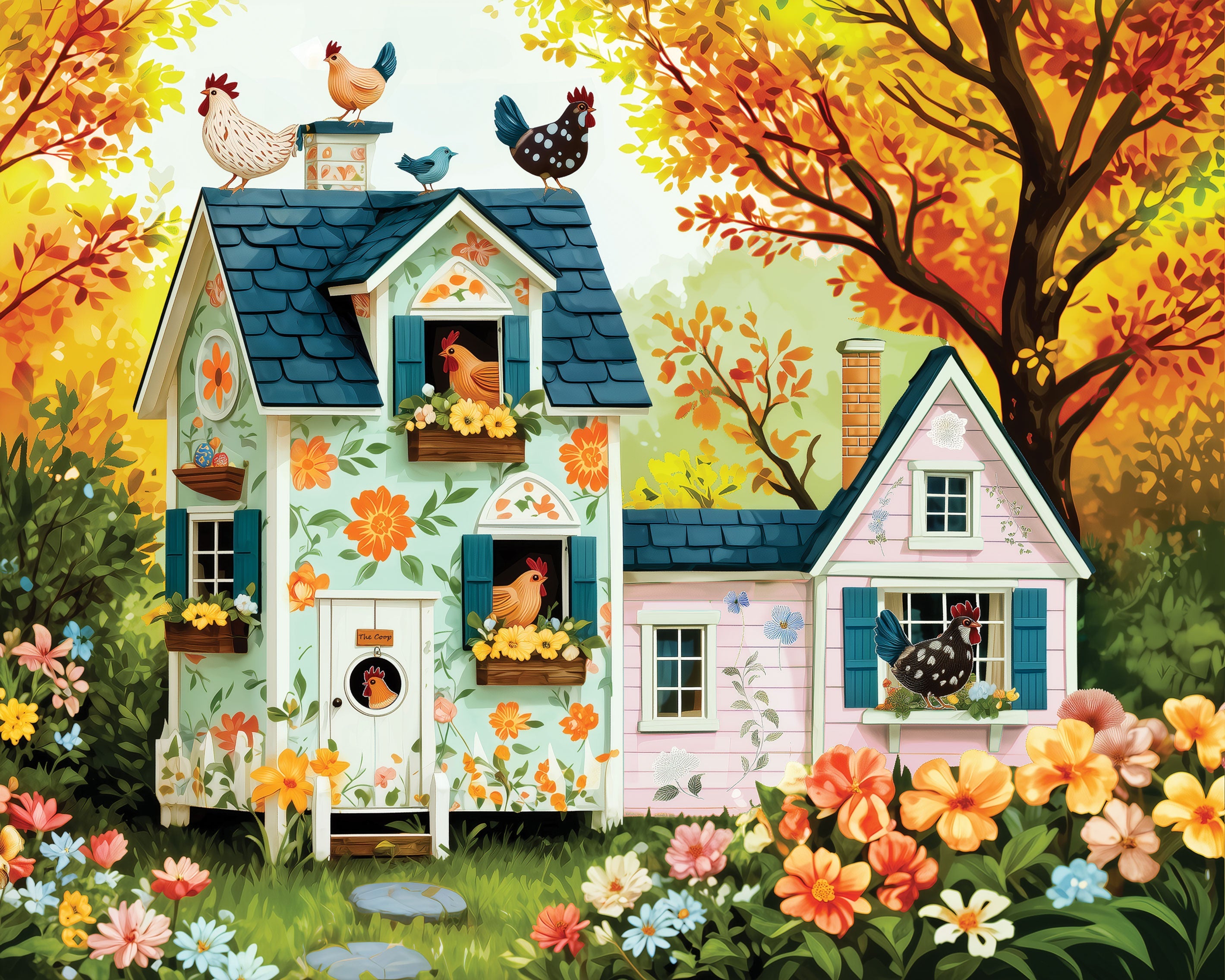 Hen House Hideaway Jigsaw Puzzle