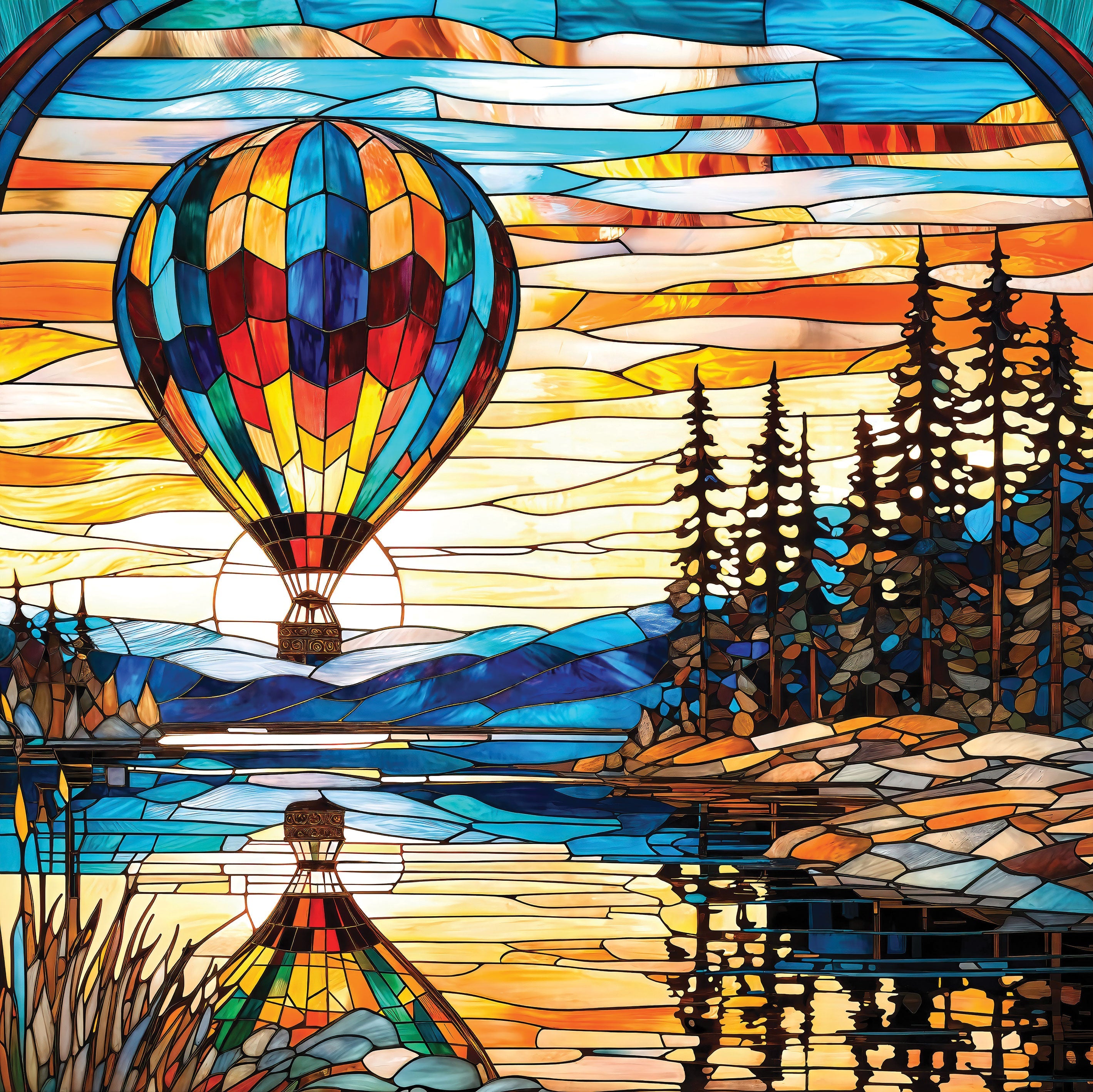 Balloon Reflections Jigsaw Puzzle