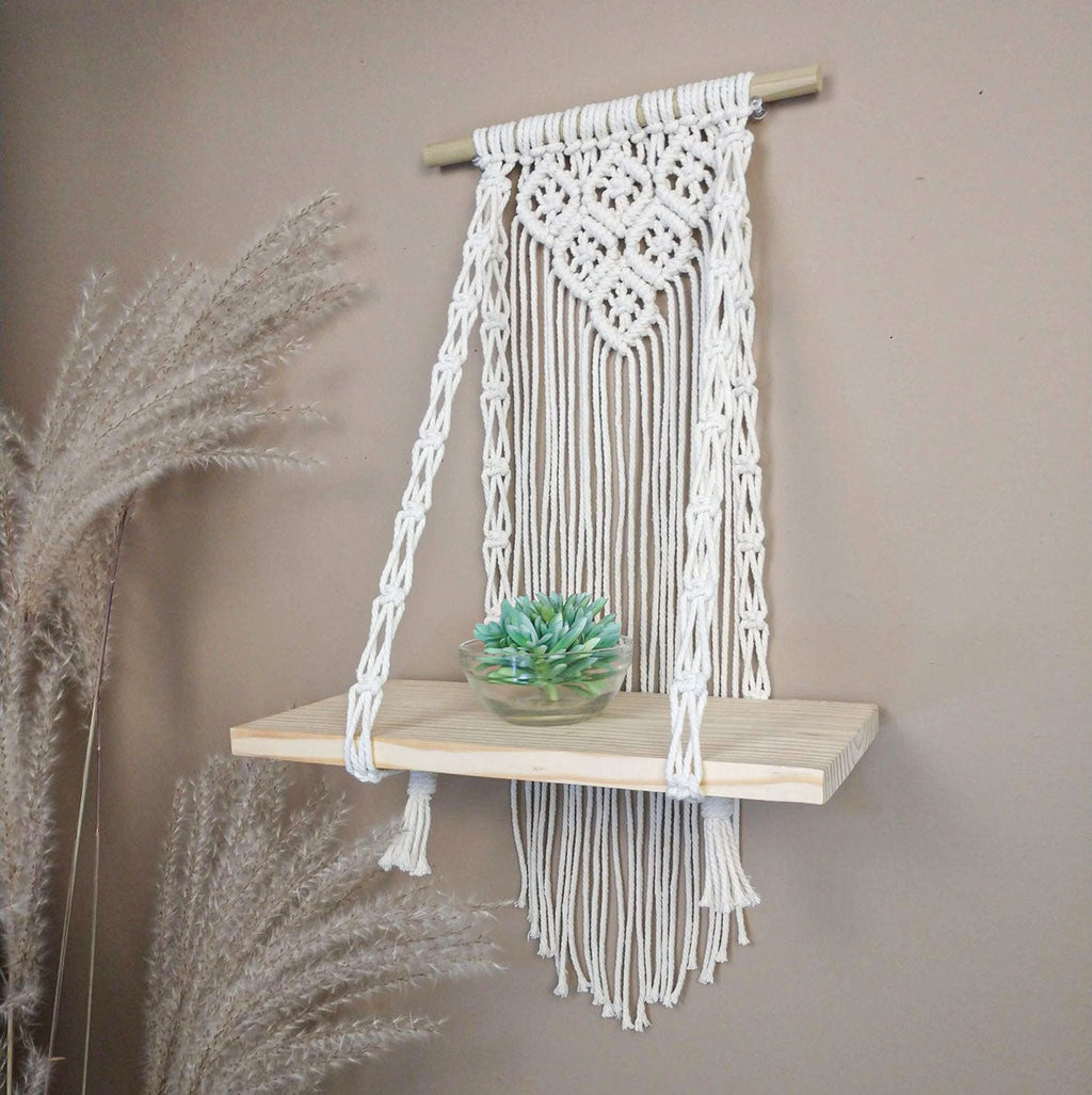 Macrame Wall Shelf