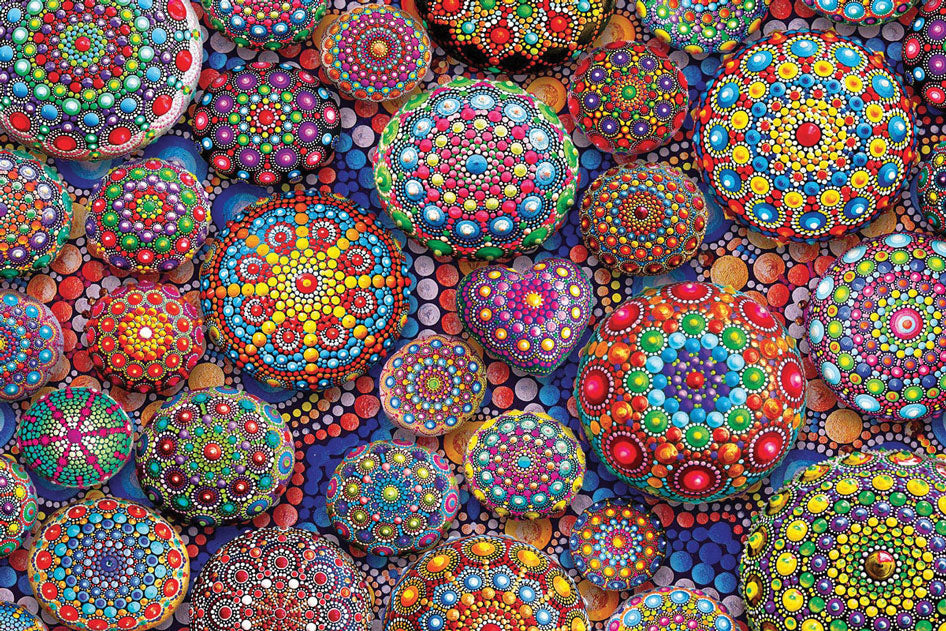 Meditative Mandala Stones Jigsaw Puzzle
