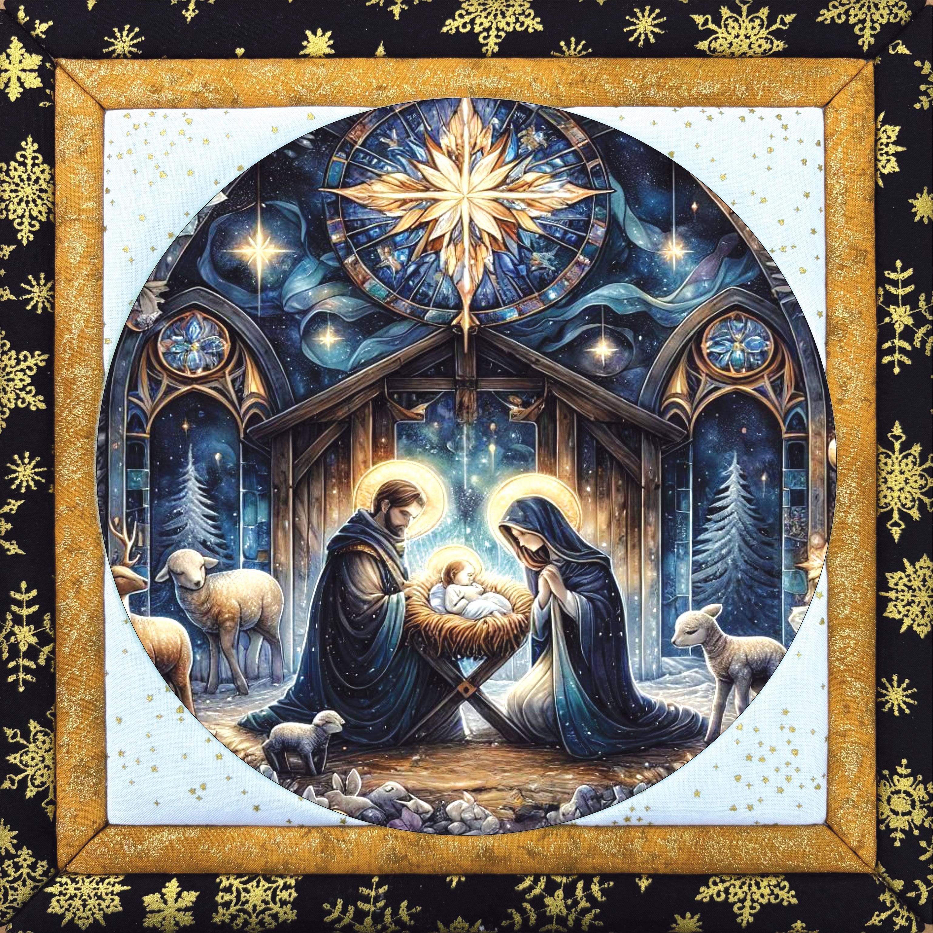 Nativity Scene Quilt Magic
