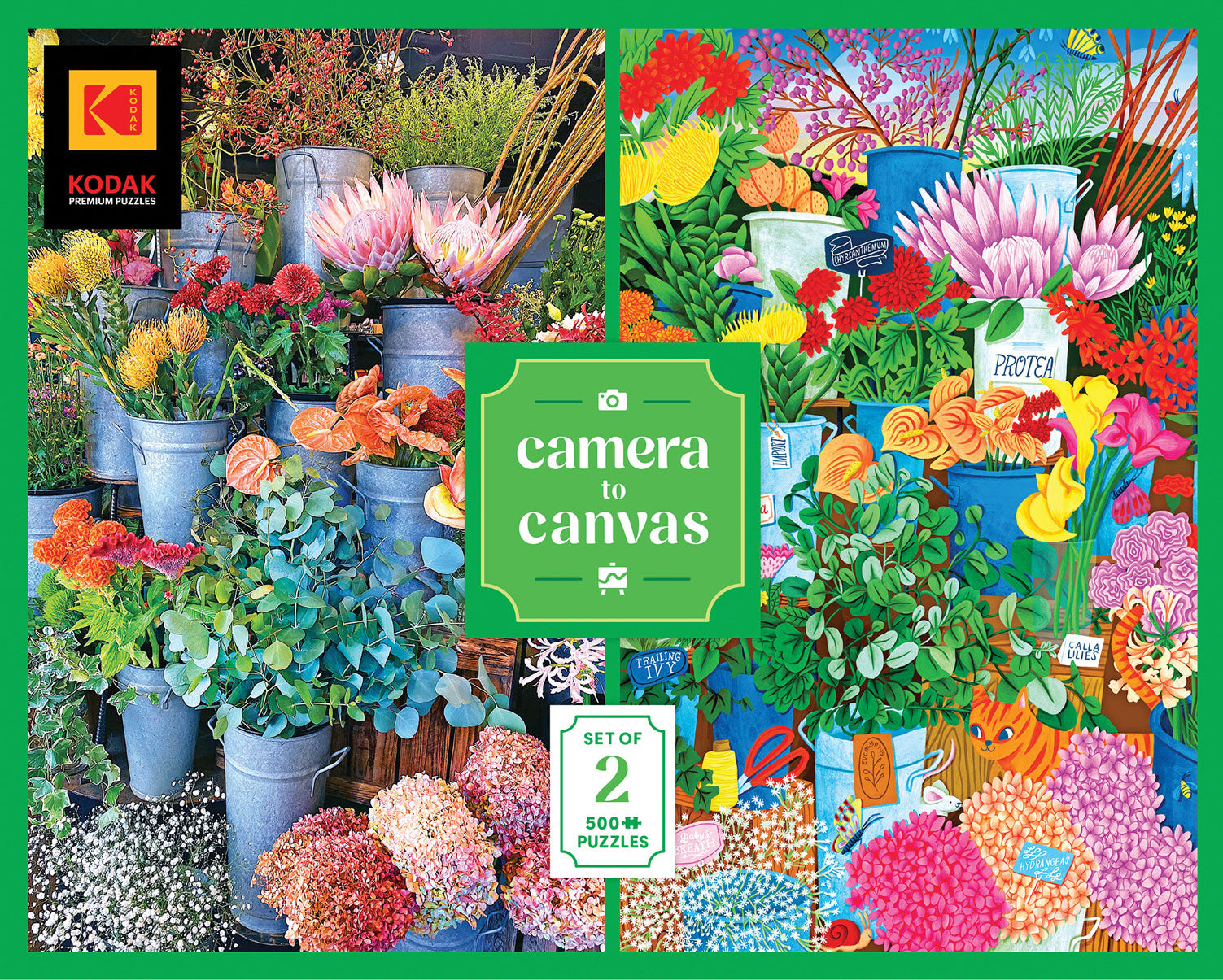 Camera to Canvas - Colorful Flowers Jigsaw Puzzles