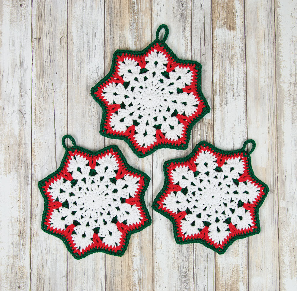 Snowflake Potholders