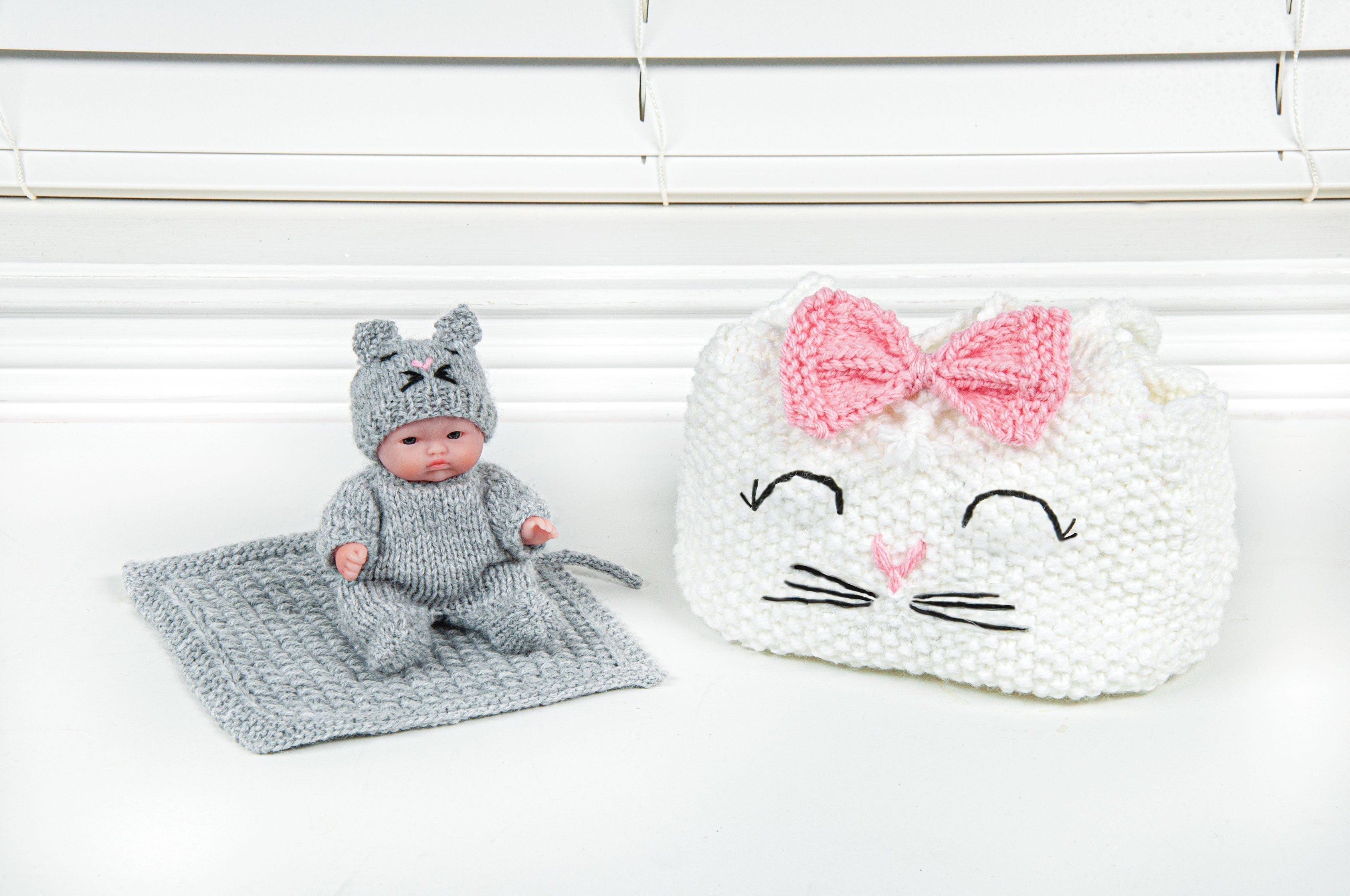 Kitty Kat Knit Bag & Doll