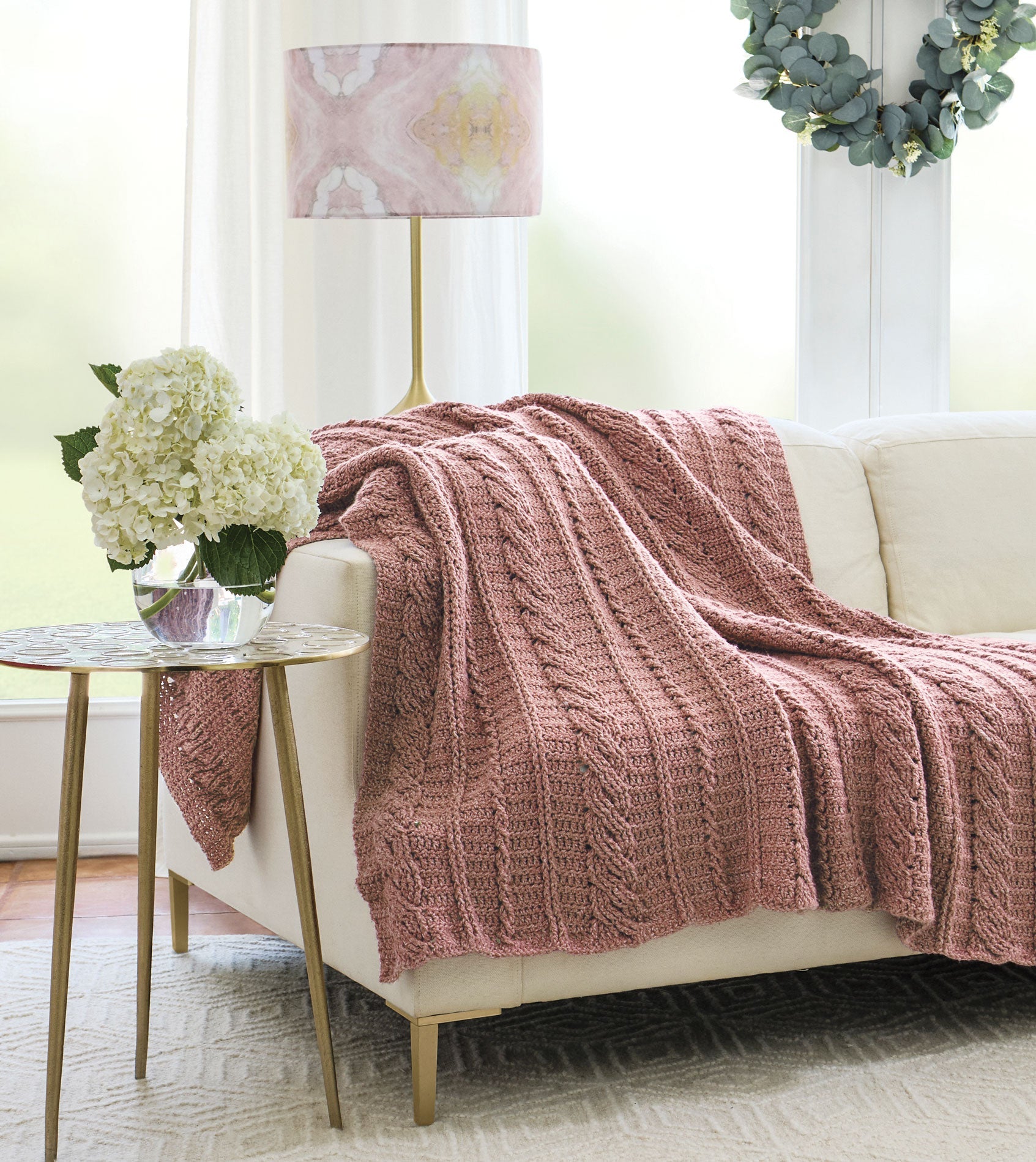 Braided Victorian Throw