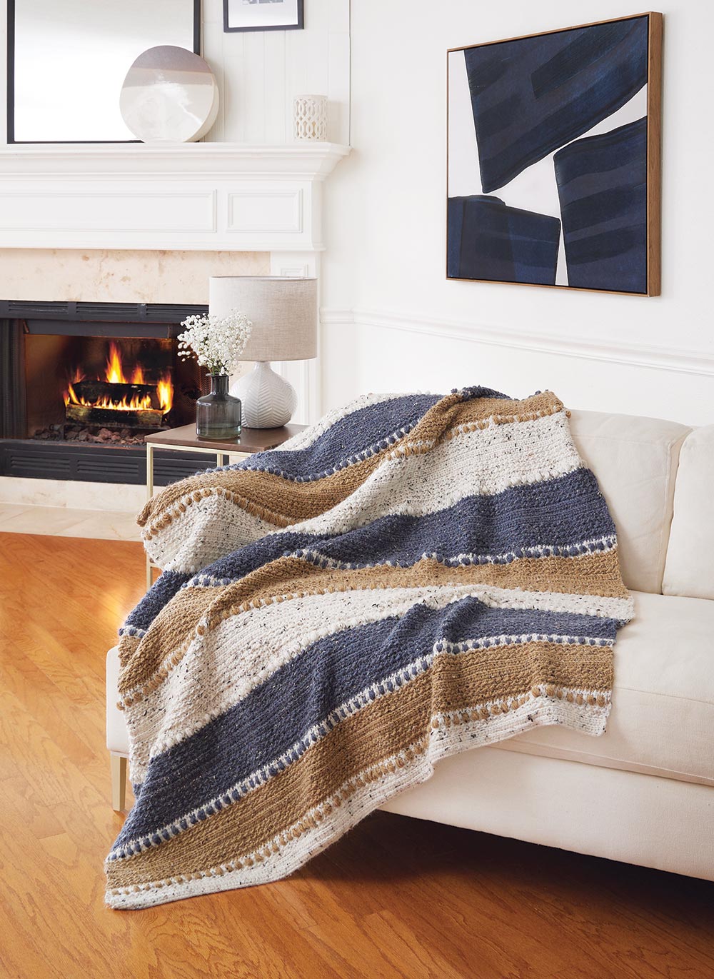 Boldly Striped Throw