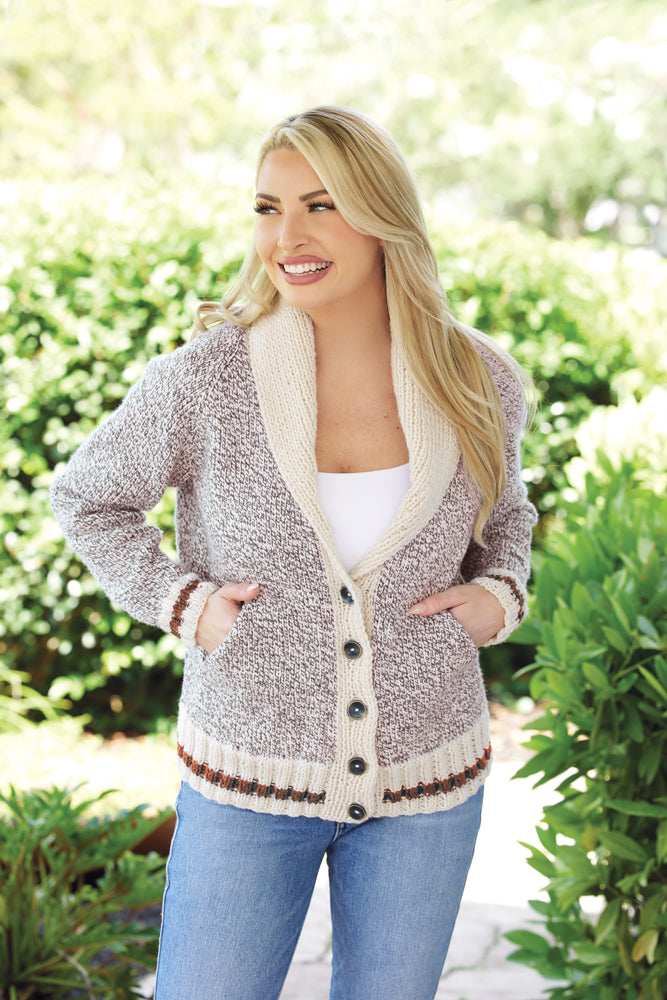 Raglan Ragg Cardigan