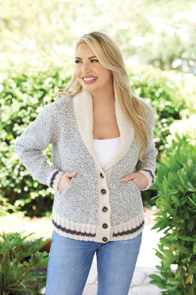 Raglan Ragg Cardigan