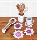 Spring Coasters Crochet Kit