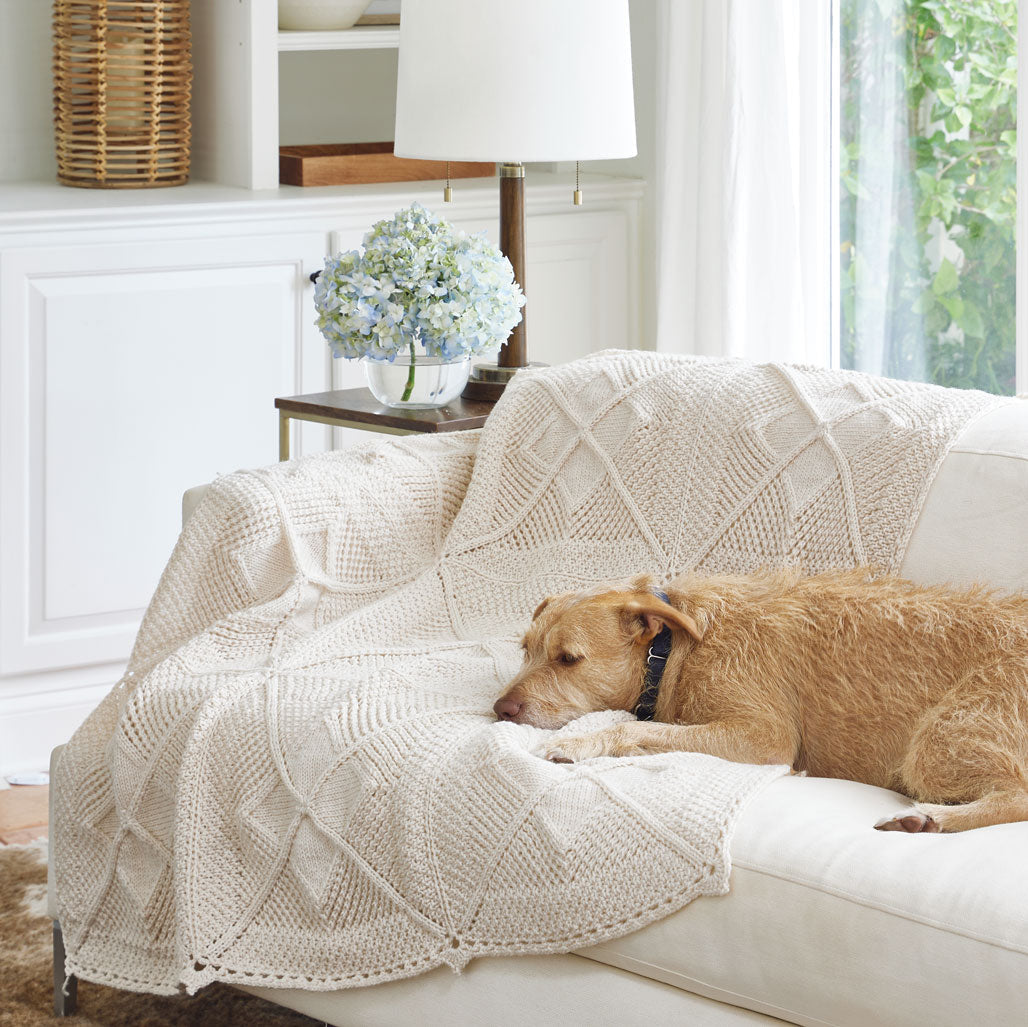 Lace Blocks Throw