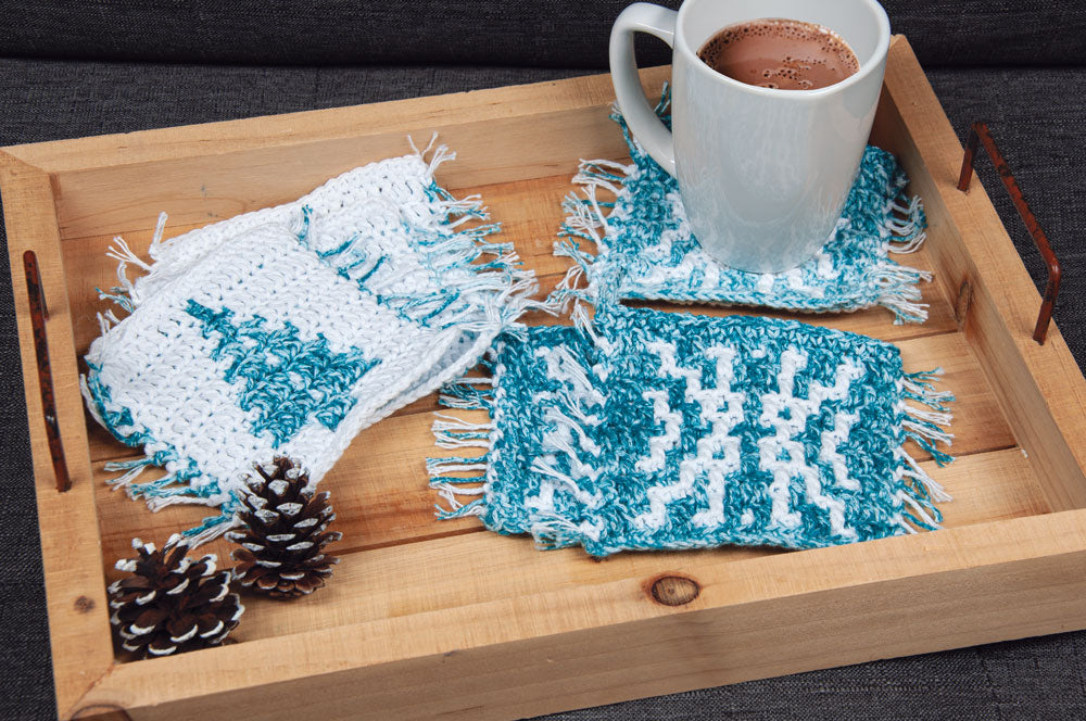 Frosted Mug Rugs