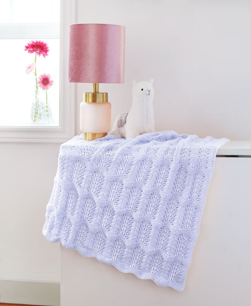 Feather & Fan Baby Blanket Pattern