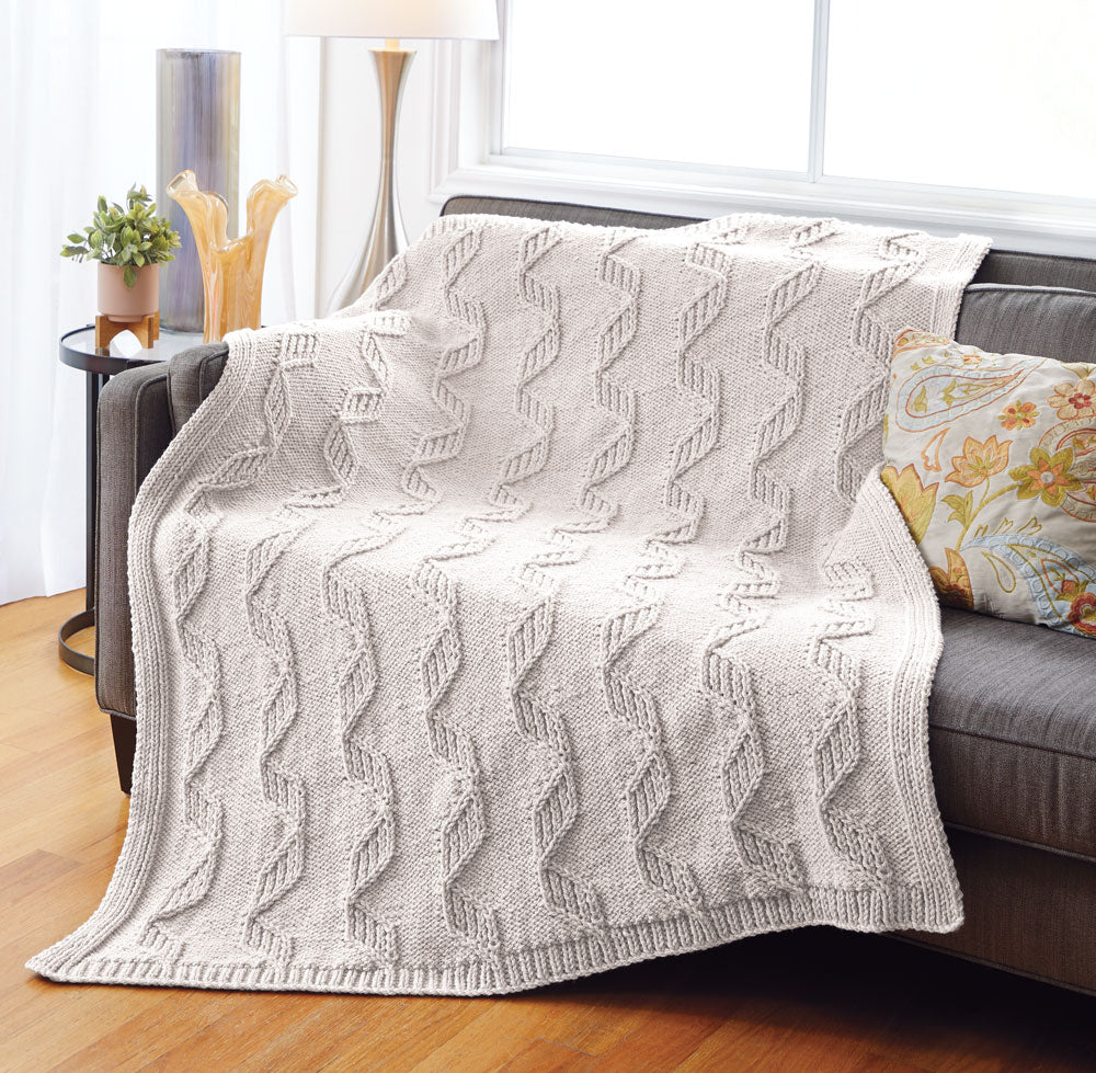 Spinning Ribbon Blanket Pattern