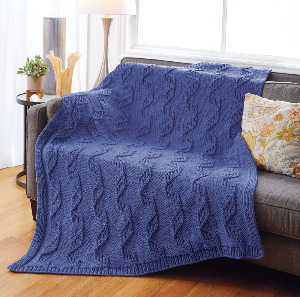 Spinning Ribbon Blanket Pattern