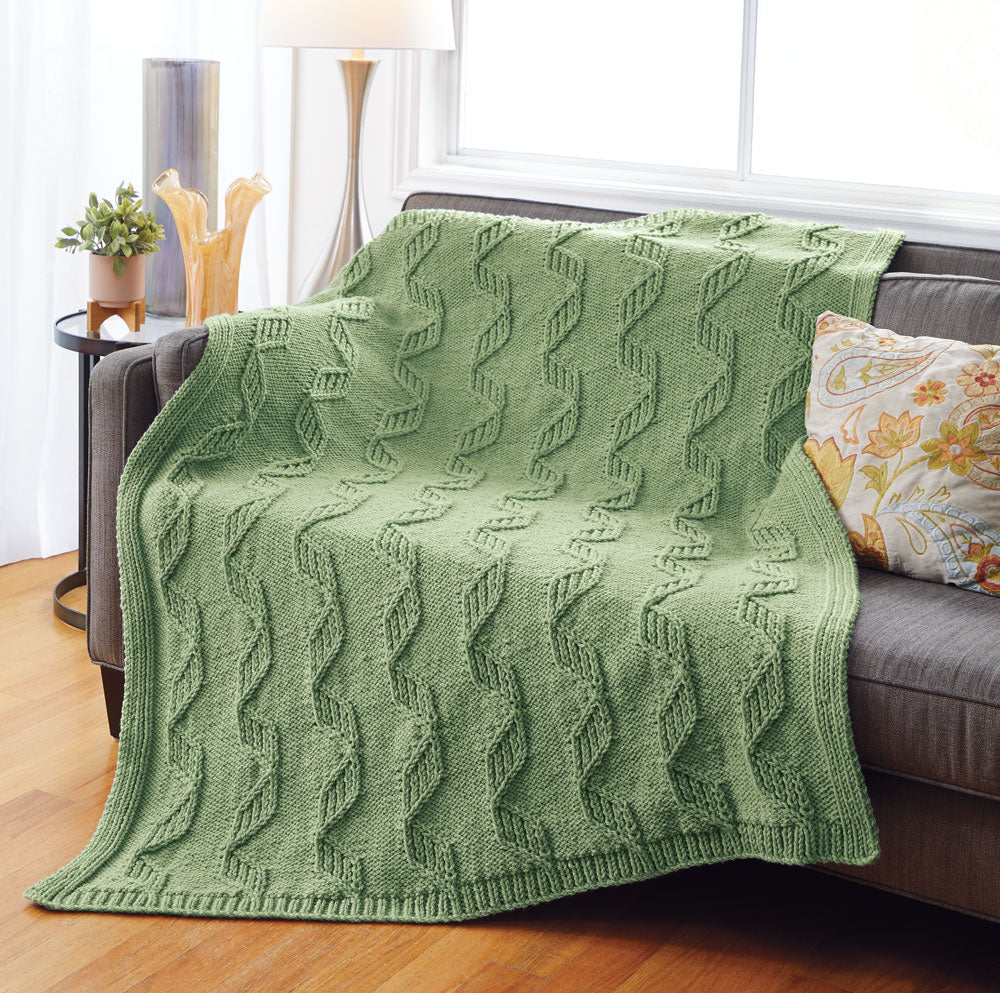Spinning Ribbon Blanket Pattern