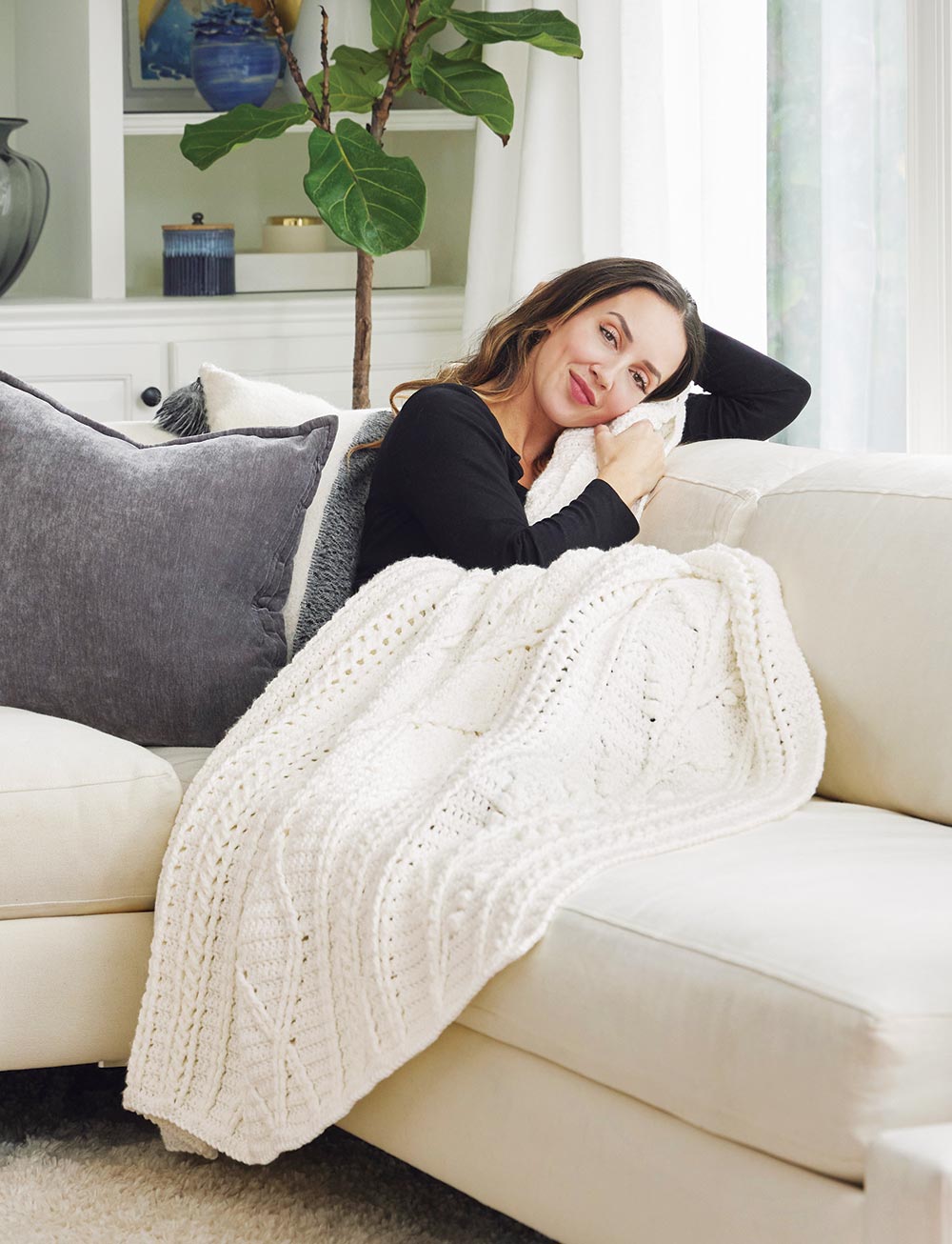 Lily of the Valley Throw