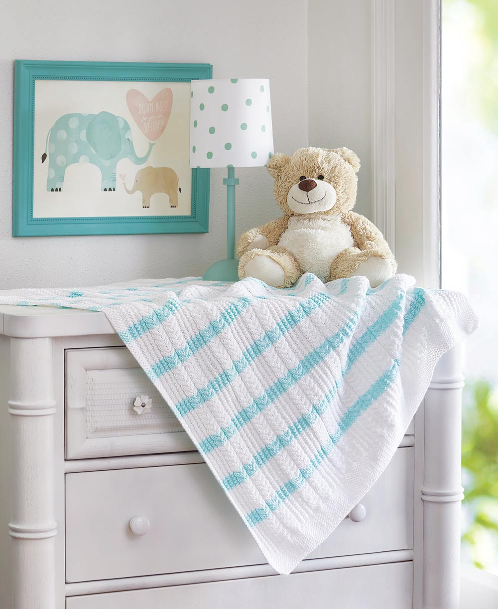Cheerful Stripes Baby Blanket