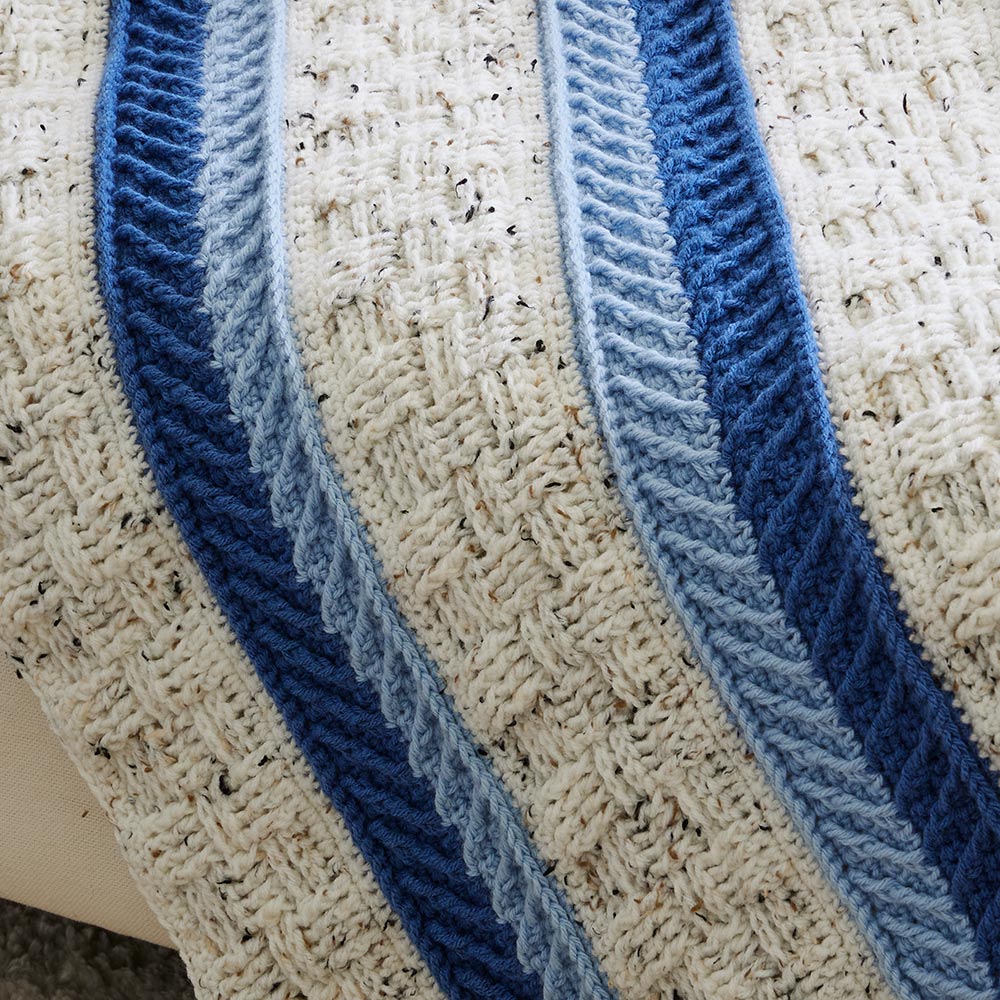 Vivid Stripes Afghan Pattern