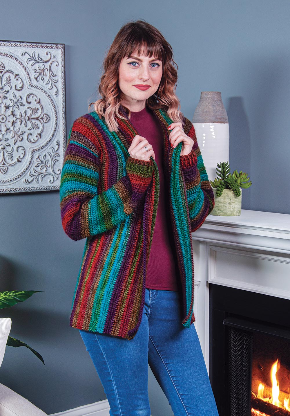 Crocheted Prism Cardigan Pattern