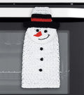 Snowman Crochet Towel