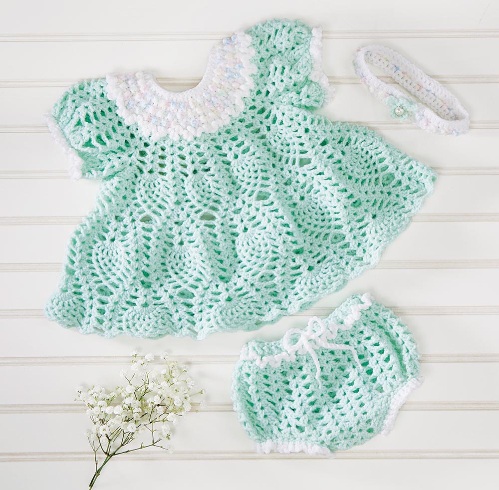 Pineapple Lace Dress and Panties