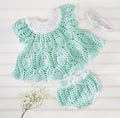 Pineapple Lace Dress and Panties Pattern