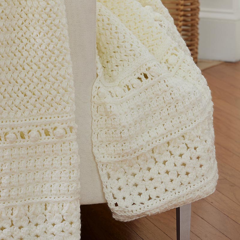 Aran Pebbled Afghan
