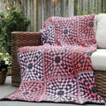 Mosaic Motif Crochet Blanket