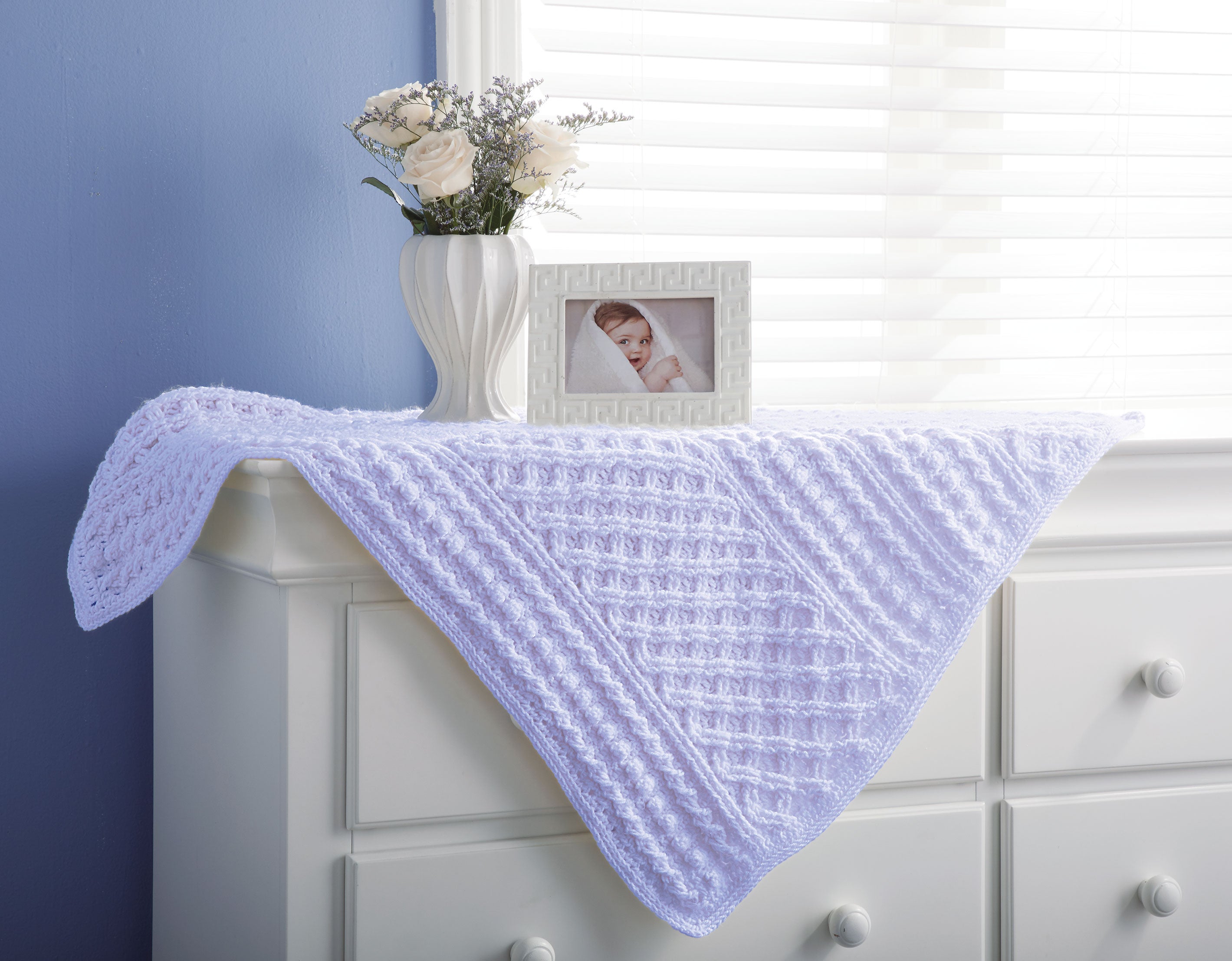 Crocheted Cables Blanket