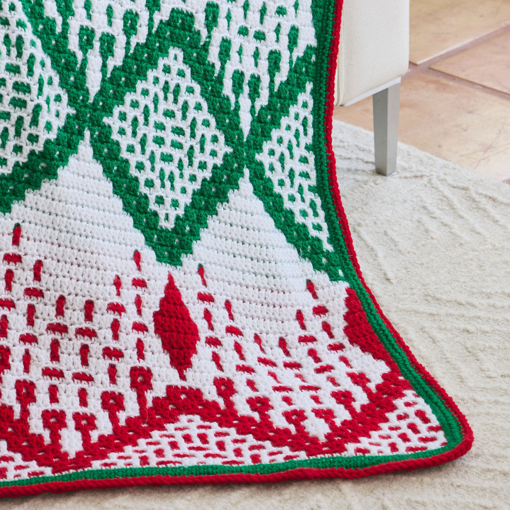 Sweet Dreams Mosaic Crochet Throw
