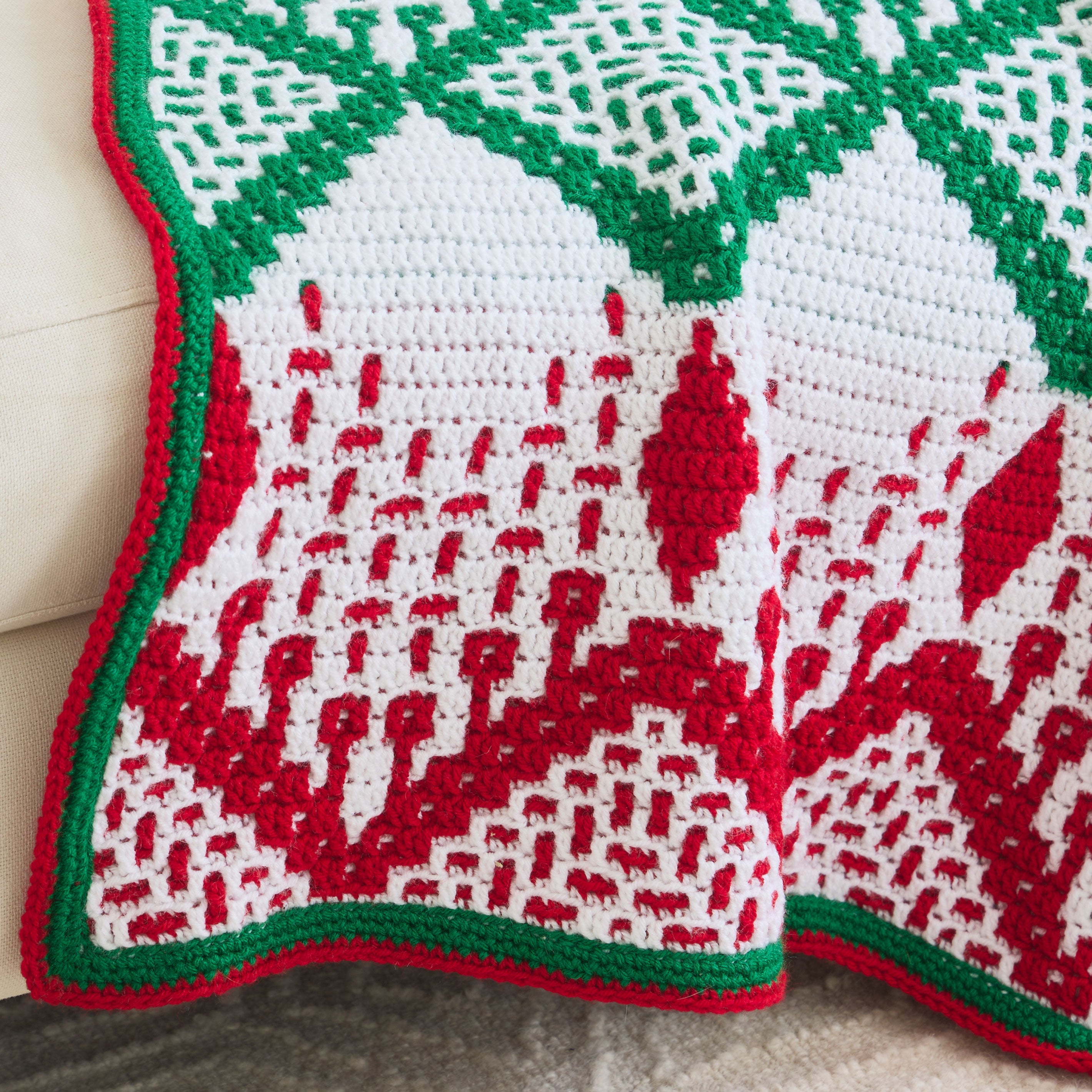 Sweet Dreams Mosaic Crochet Throw