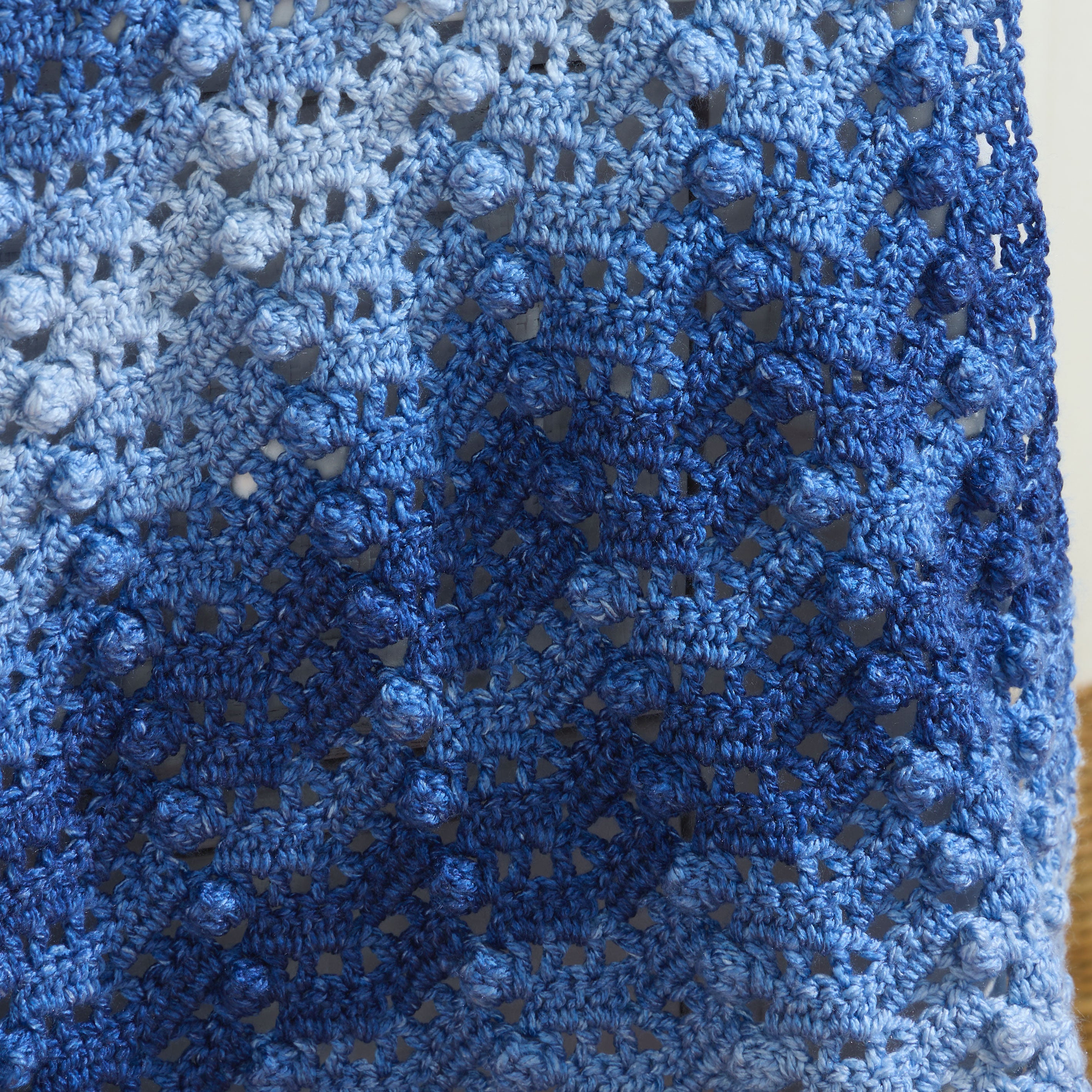 Bobble Wave Baby Crochet Blanket