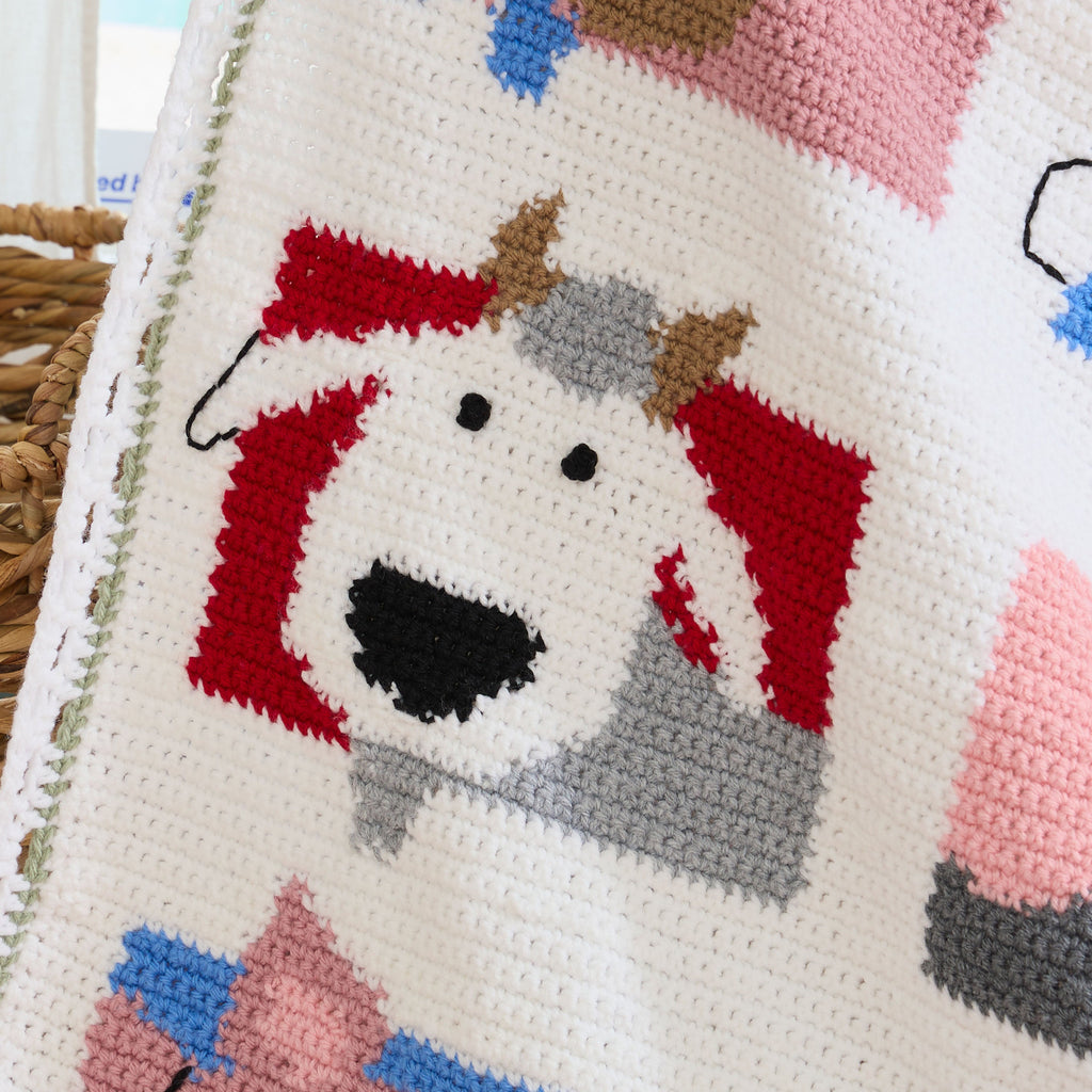 Farm Sweet Farm Baby Crochet Blanket