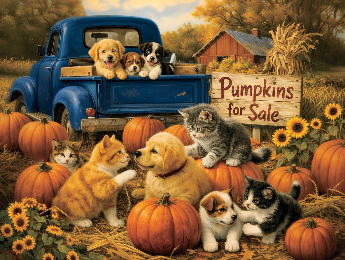 Pumpkin Sales Force Jigsaw Puzzle