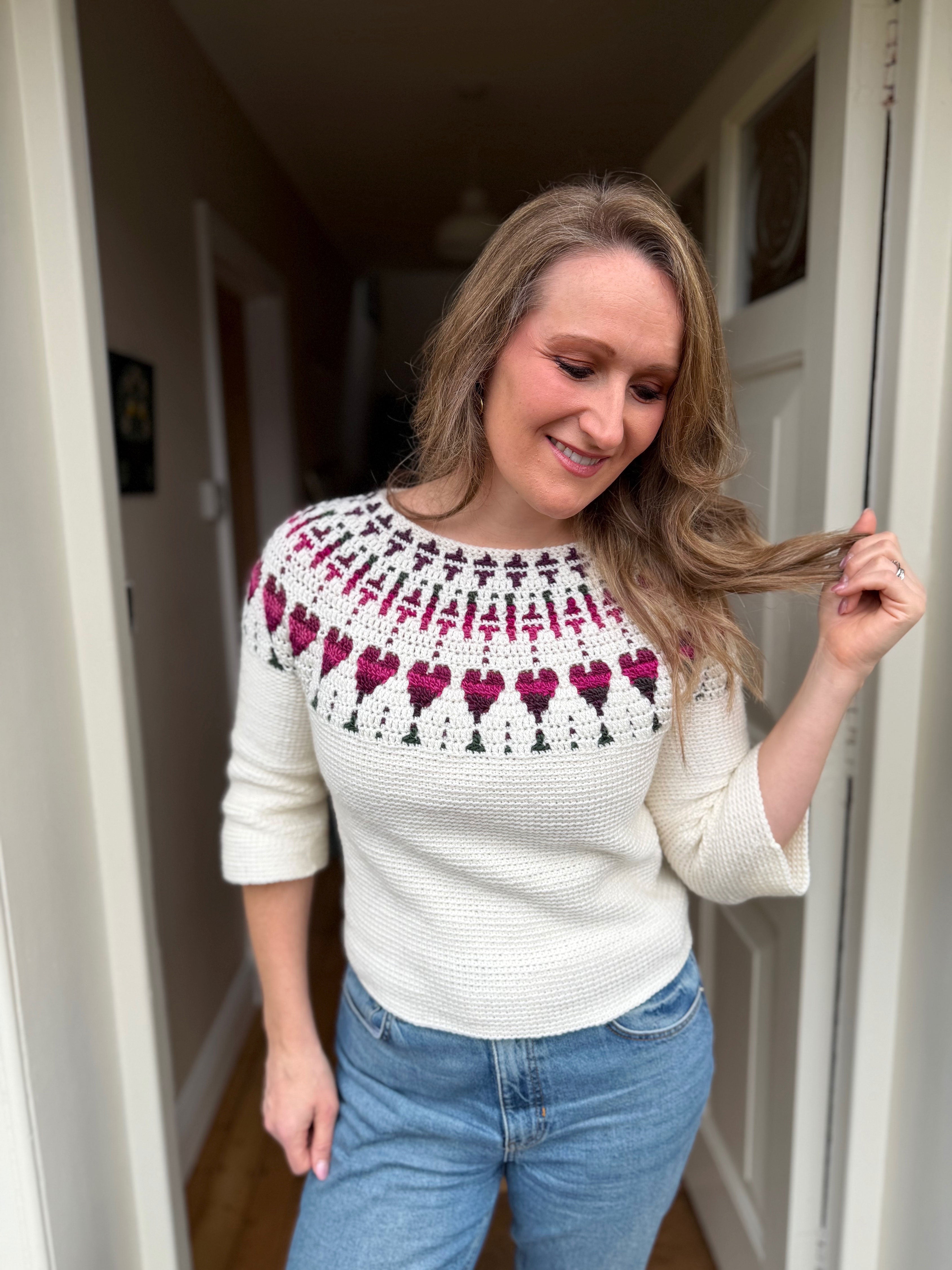 Happy Hearts Sweater