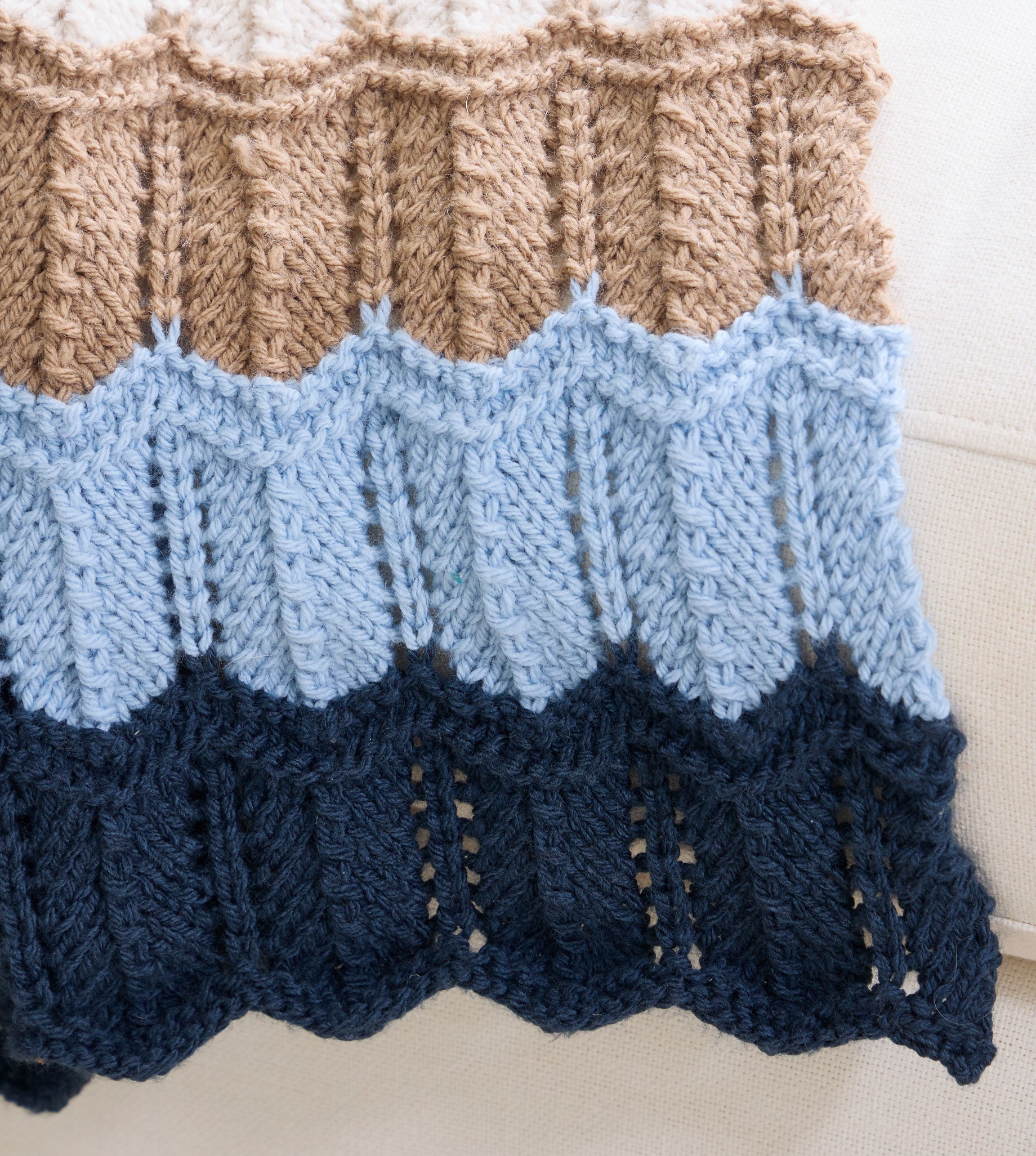 Rippled Tranquility Blanket