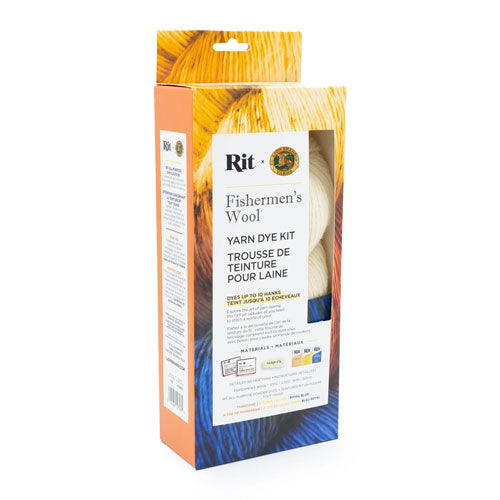 Lion Brand Fisherman's Wool Yarn Dye Kit
