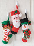 Holly Jolly Crochet Christmas Stockings Kit