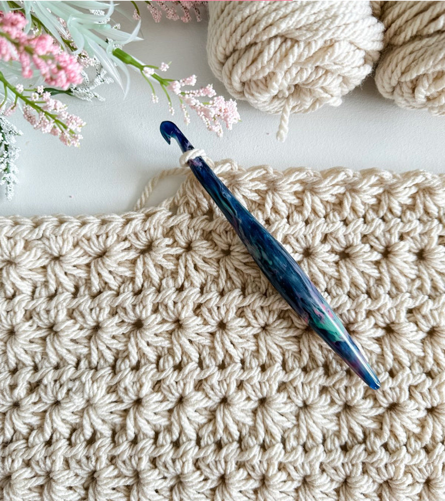 Chunky Star Stitch Blanket
