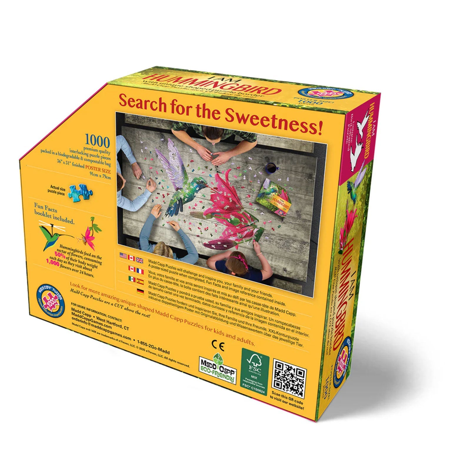 I Am Hummingbird Large Jigsaw Puzzle