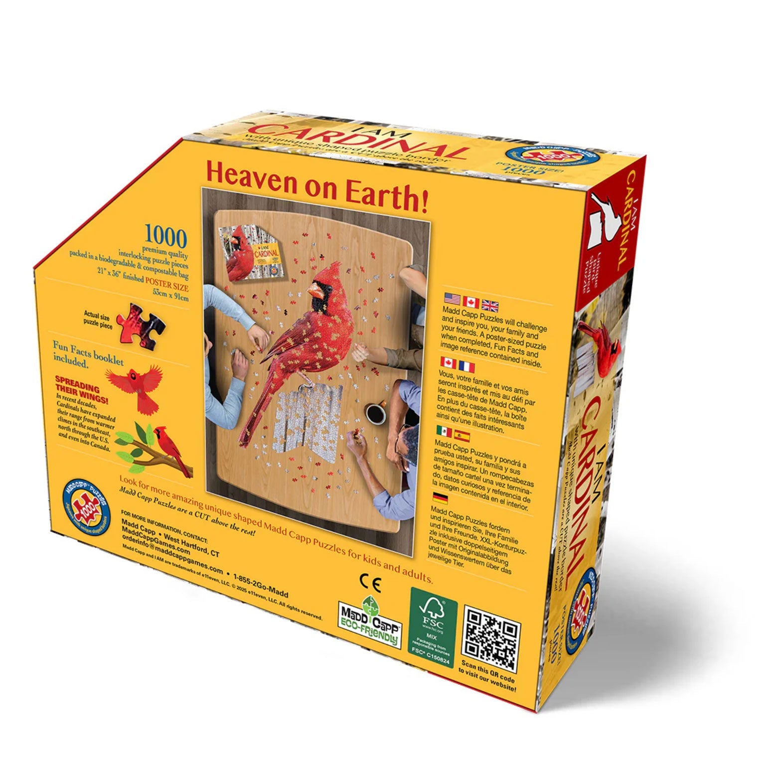 I Am Cardinal Large Jigsaw Puzzle