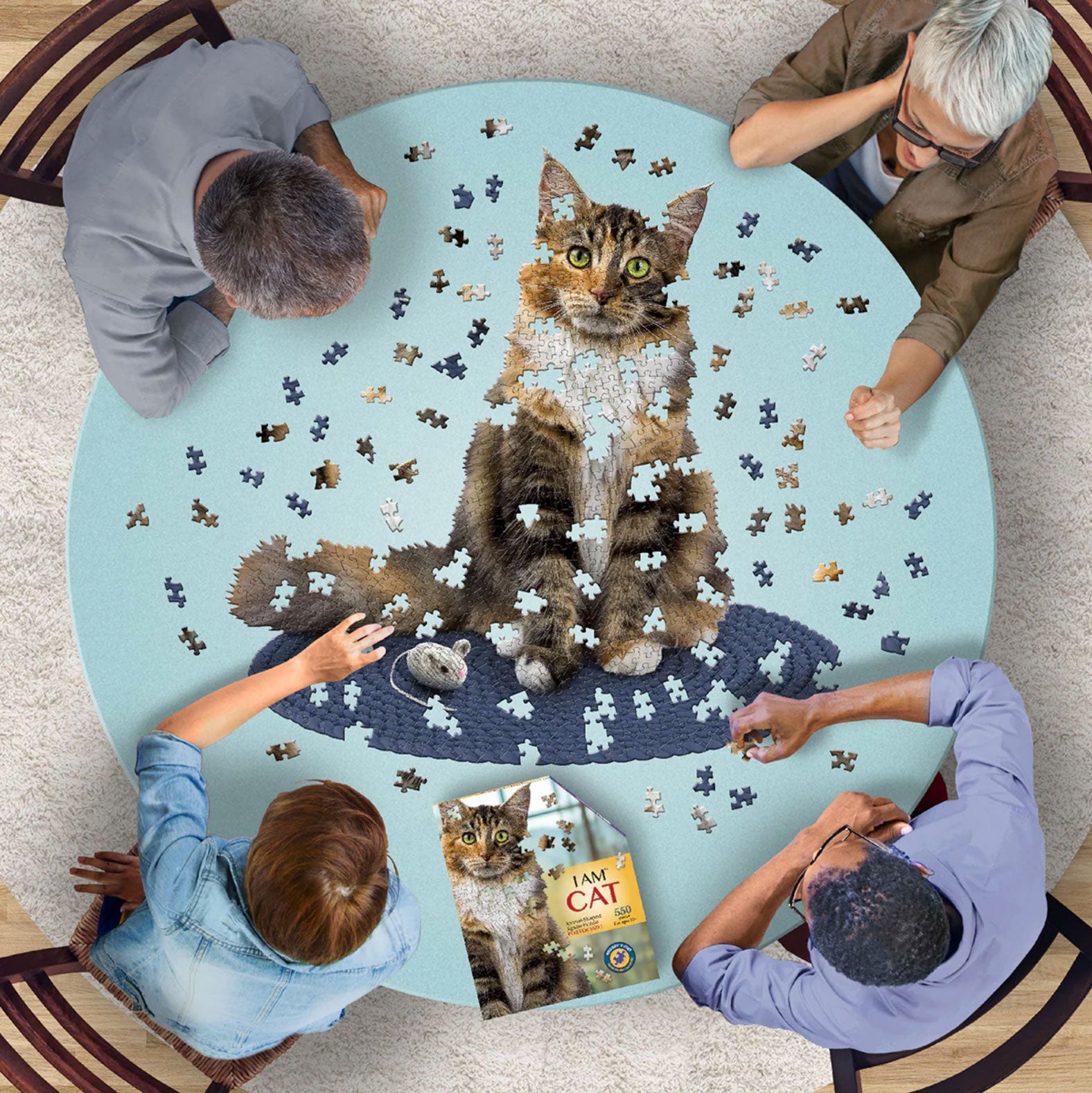 I Am Cat Large Jigsaw Puzzle
