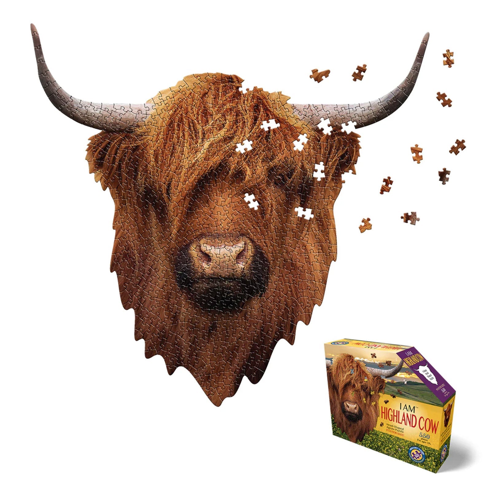 I Am Highland Cow Large Jigsaw Puzzle