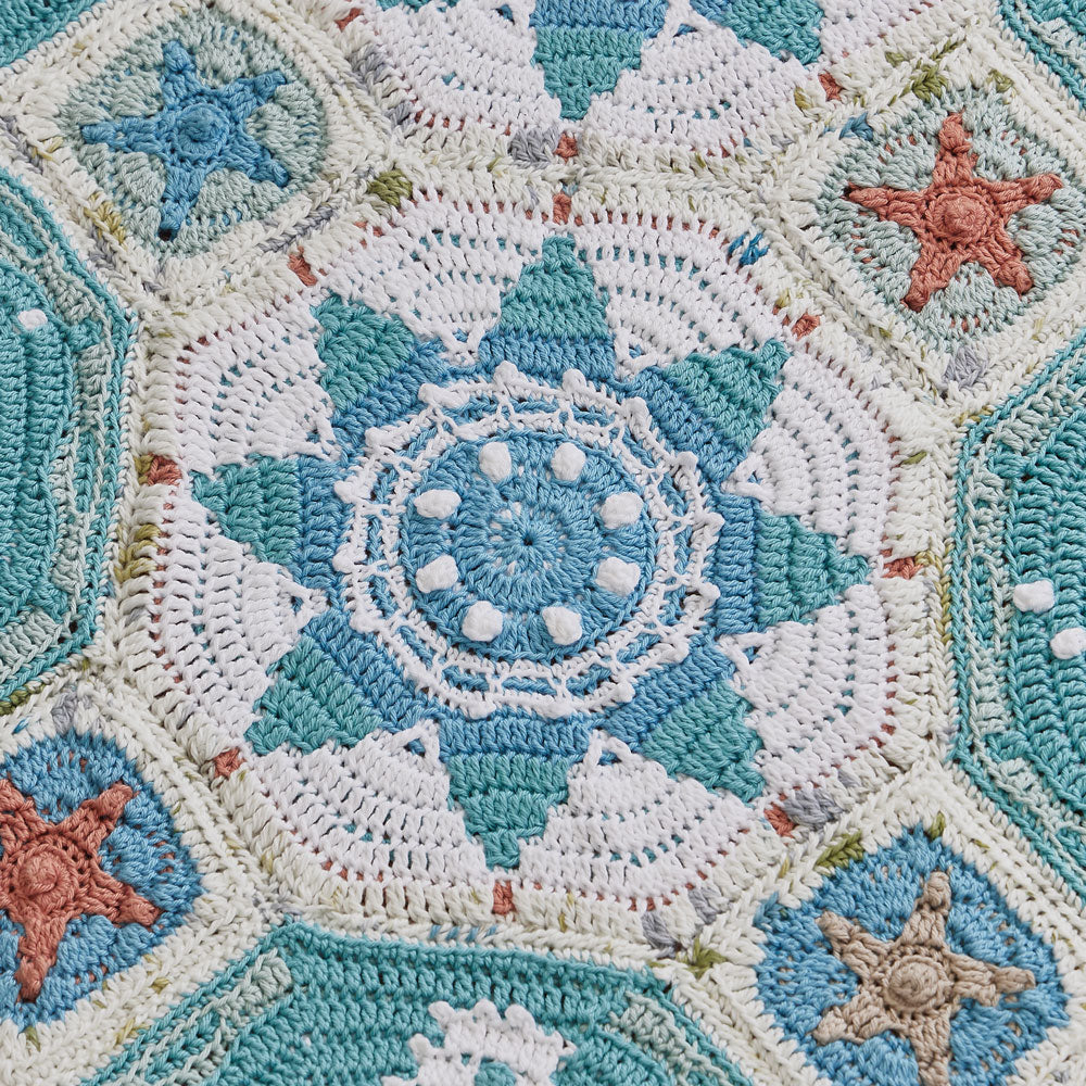 Sea-Labrate Mosaic Baby Blanket Pattern