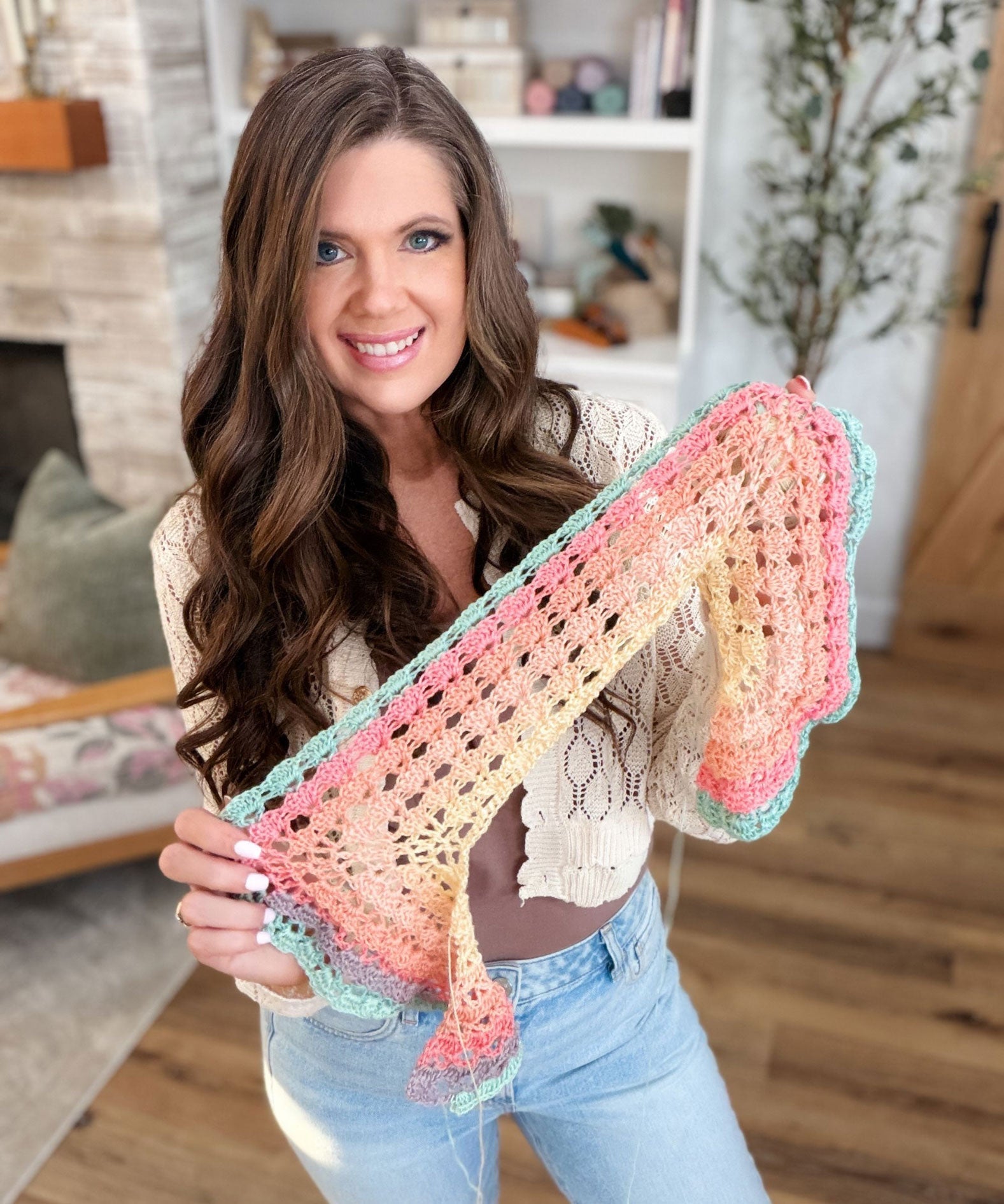 Selene Shell Stitch Top
