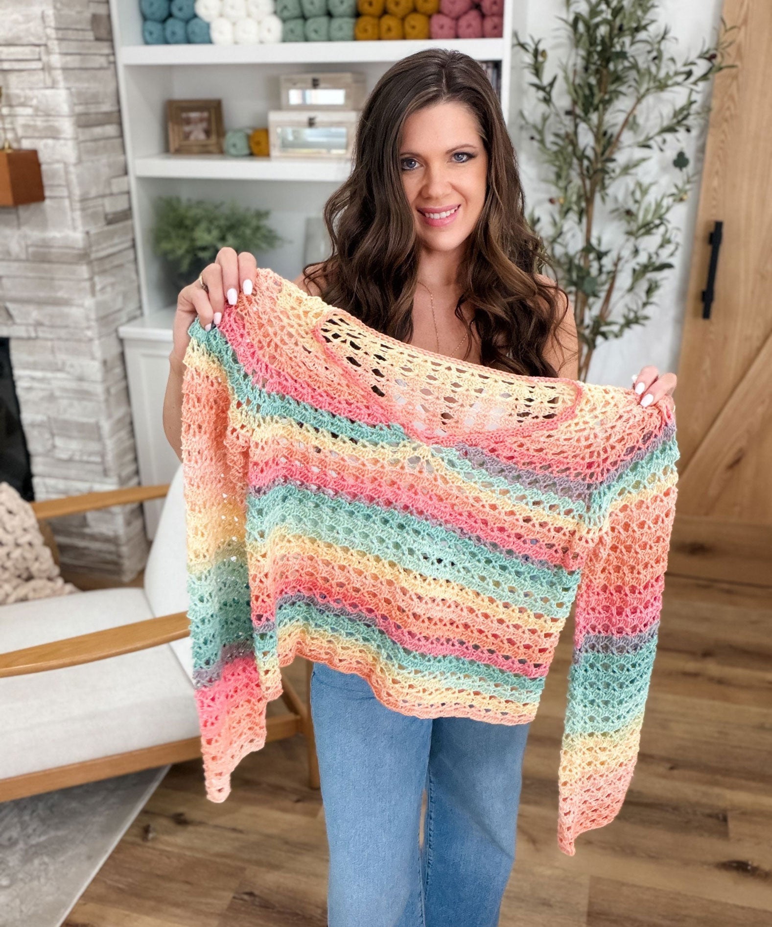 Selene Shell Stitch Top